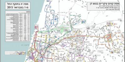 Kart over hatachana Tel Aviv