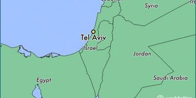 Kart over Tel Aviv verden